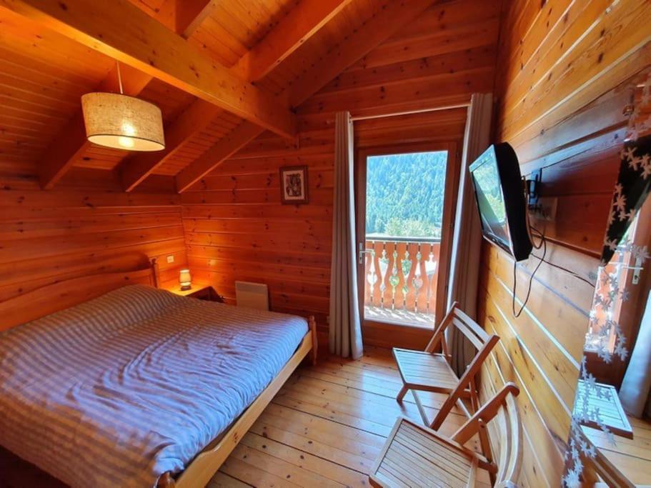 Chalet Individuel 8 Pers A Chatel Porte Du Soleil Avec Jacuzzi Exterieur Luaran gambar